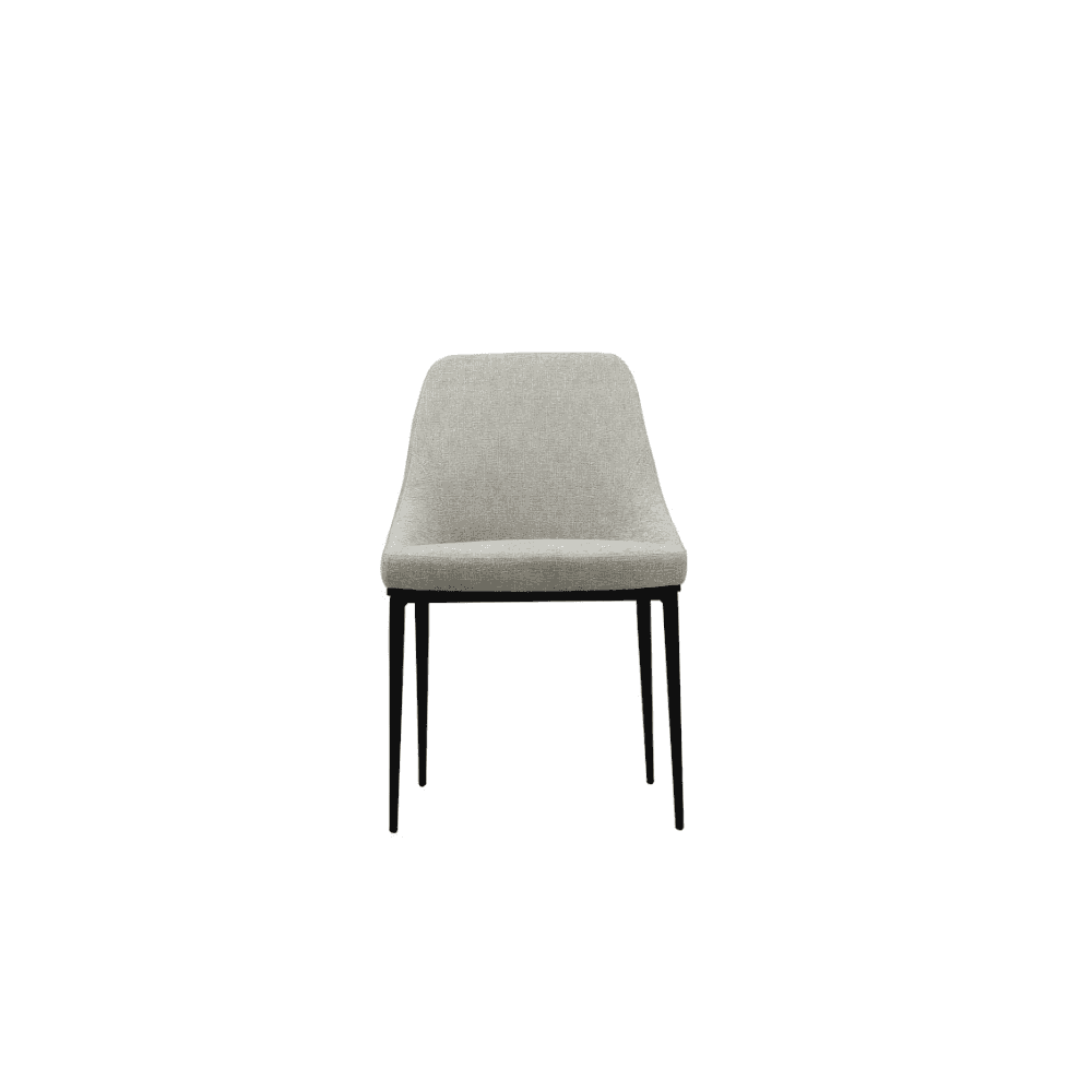 Scande Cream Fabric Dining Chairs Set of 2 by Tommy Franks