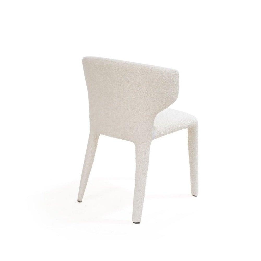 Vela Polar Bouclé Dining Chair by Tommy Franks