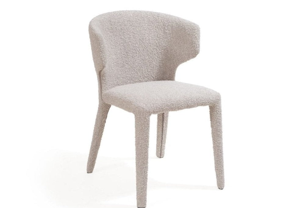 Vela Steam Bouclé Dining Chair by Tommy Franks