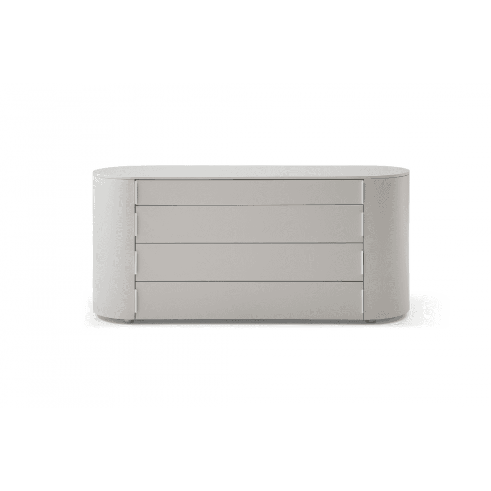 Sims Matte Beige Chest of Drawers by Tommy Franks