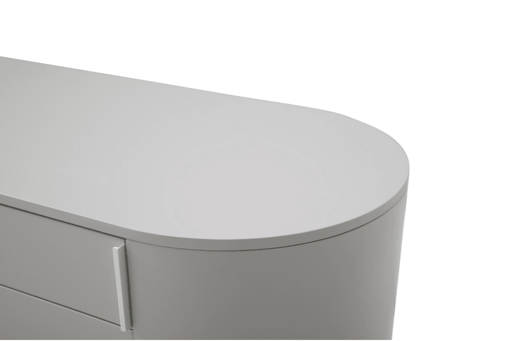 Sims Matte Beige Chest of Drawers by Tommy Franks