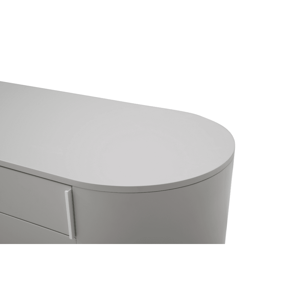 Sims Matte Beige Chest of Drawers by Tommy Franks