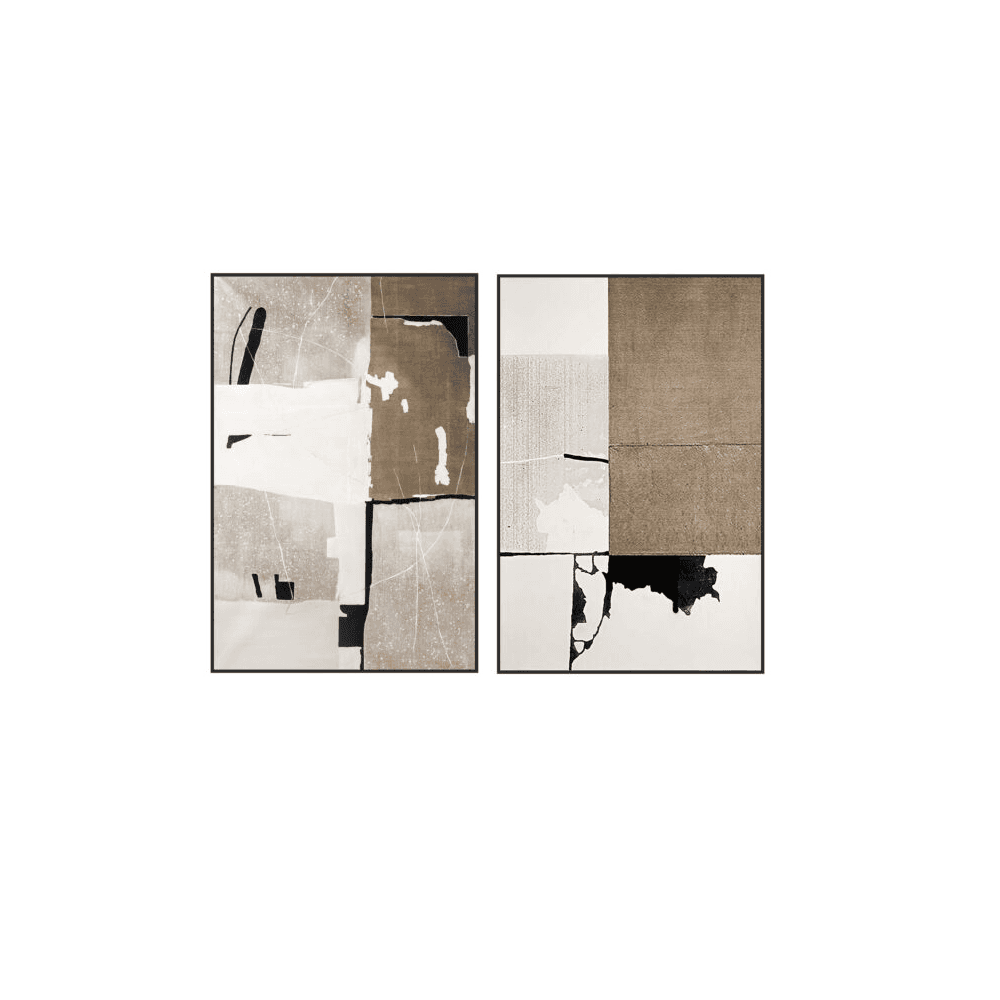 Blank Spaces Set of 2 Wall Art by Tommy Franks