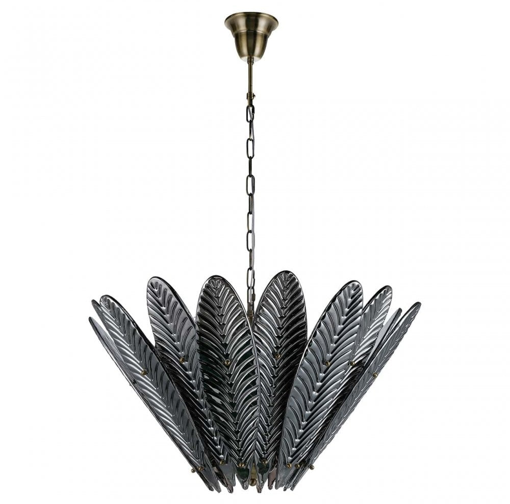 Feme Chandelier Iron & Glass by Richmond Interiors