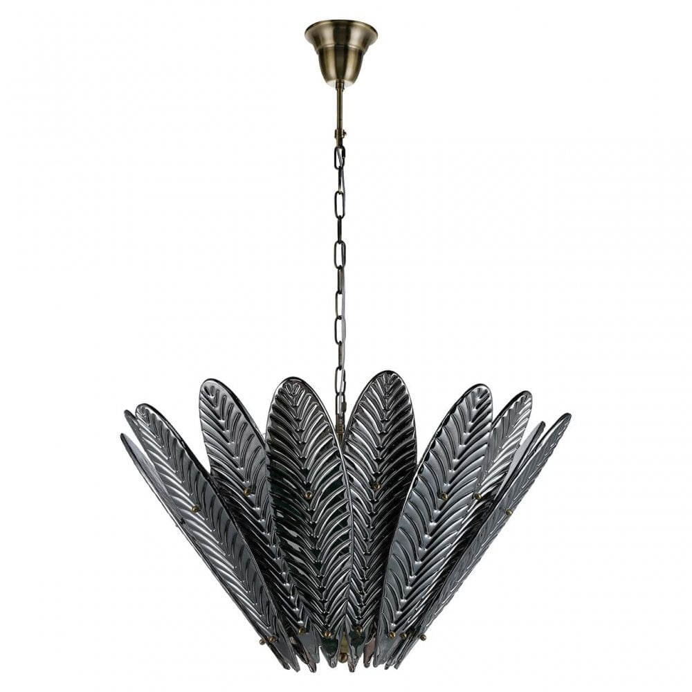 Feme Chandelier Iron & Glass by Richmond Interiors