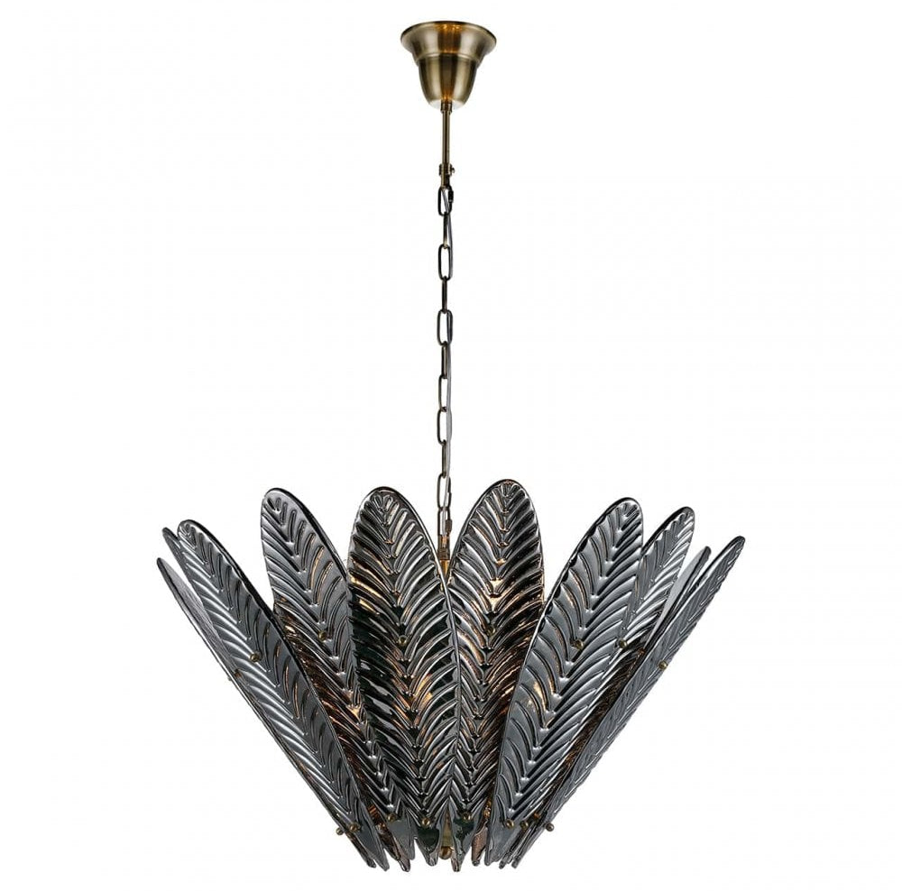 Feme Chandelier Iron & Glass by Richmond Interiors