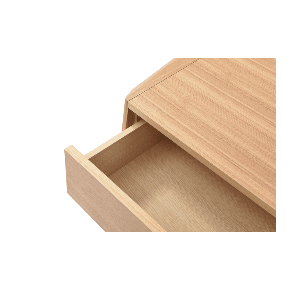 Madon Ash Oak Wide Bedside Table by Tommy Franks