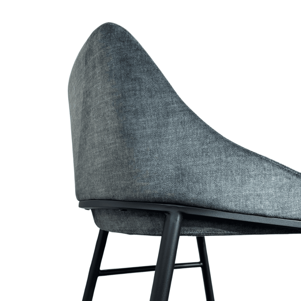 Vai Bella Velour Pacific Barstool by Tommy Franks