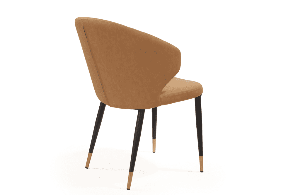 Bellroy Vintage Eco Pelle Honey Dining Chair by Tommy Franks