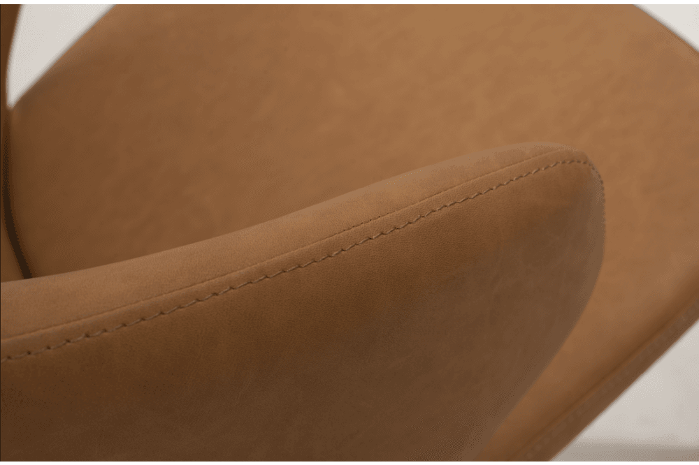 Bellroy Vintage Eco Pelle Honey Dining Chair by Tommy Franks