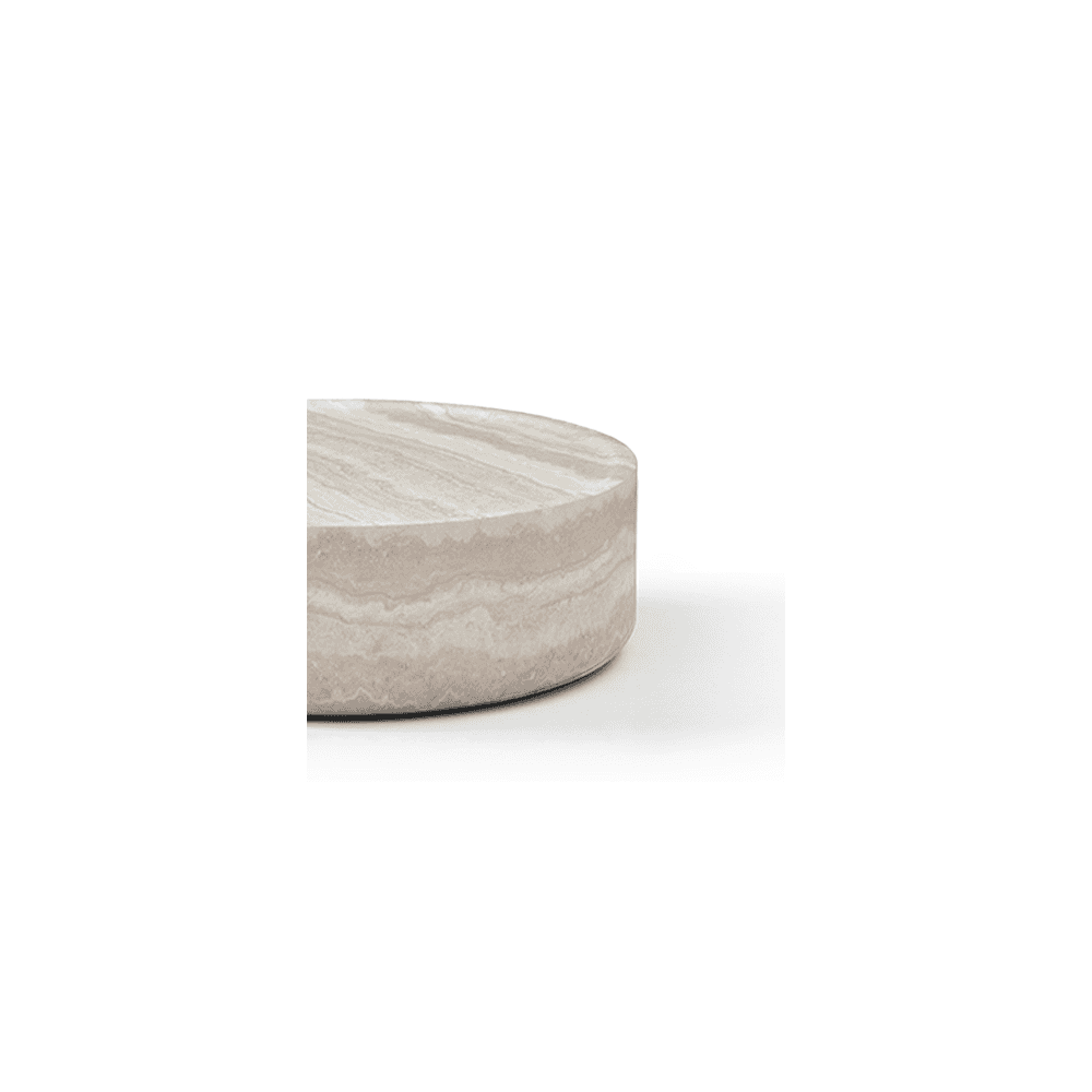 Ciladro Large Faux Travertine Coffee Table by Tommy Franks