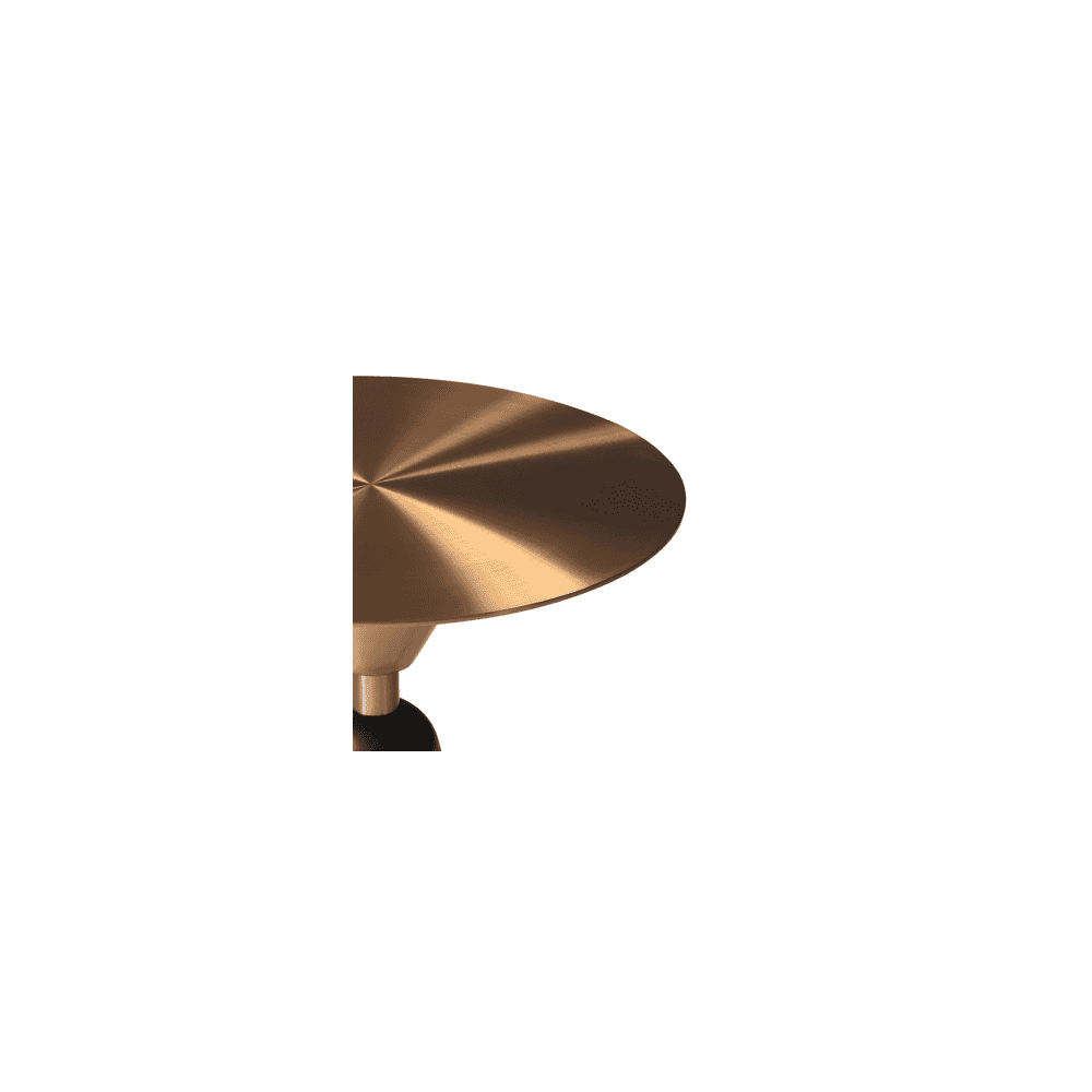 Osimo Gold & Black Side Table by Tommy Franks