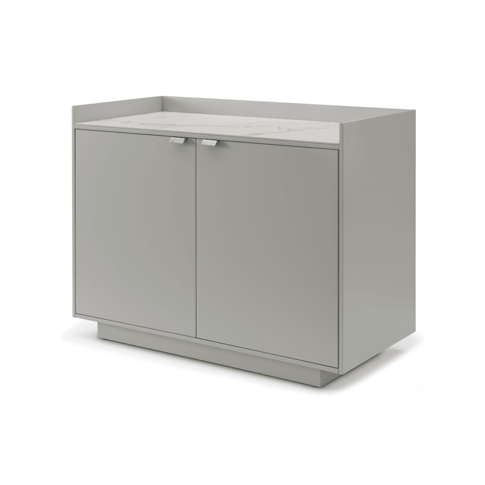 Saviour Matte Beige 2 Door Sideboard by Tommy Franks