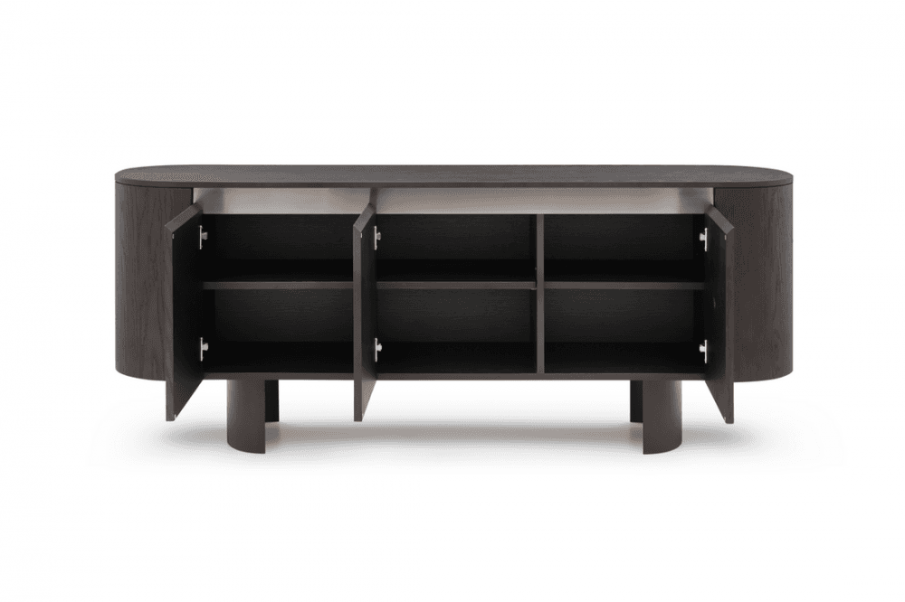 Salvo Sideboard Smoke Oak by Tommy Franks