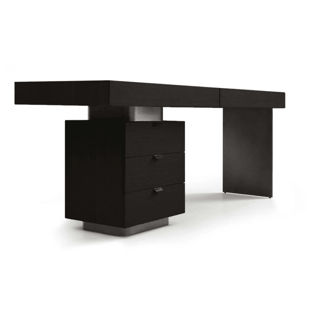 Oston Smoke Oak Desk by Tommy Franks