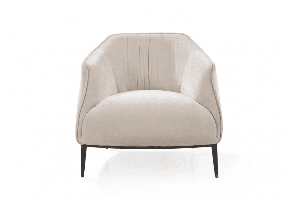 Tyrone Beige Lounge Chair by Tommy Franks
