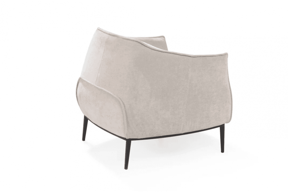 Tyrone Beige Lounge Chair by Tommy Franks