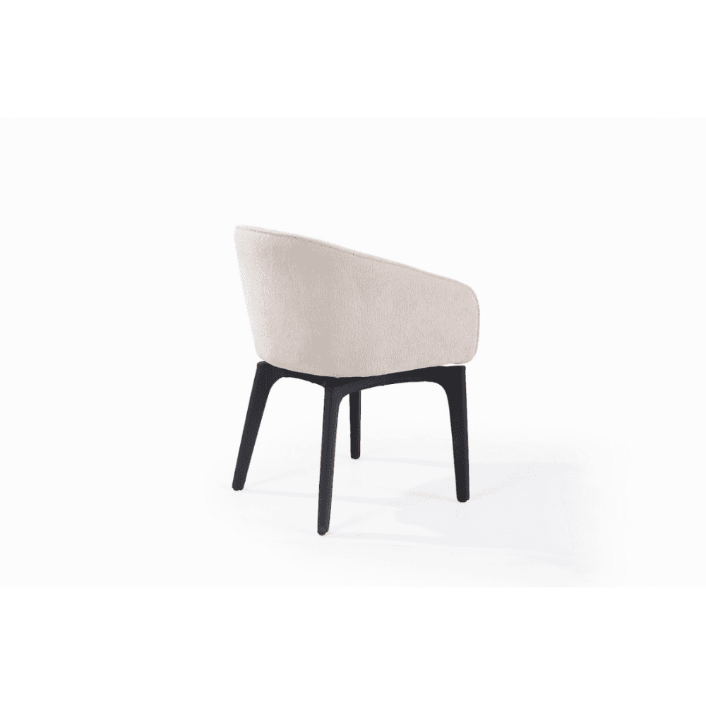 Lucille Natural Fabric Dining Armchair by Tommy Franks