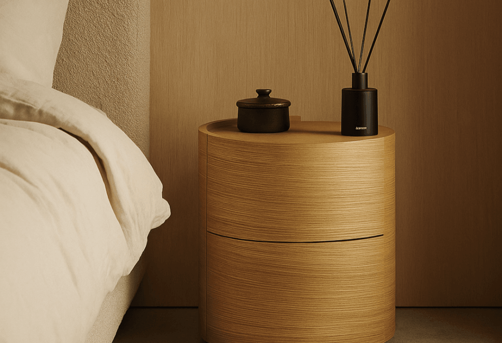 Dexter Ash Oak Pair of Bedside Tables by Tommy Franks