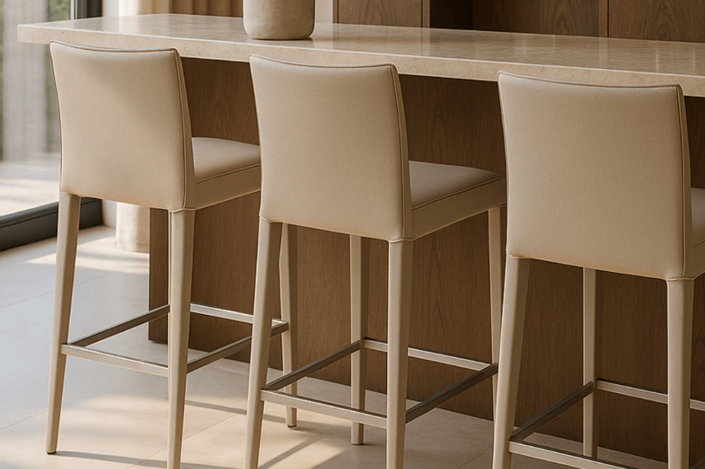 Othello Concrete Grey Bar Stool by Tommy Franks