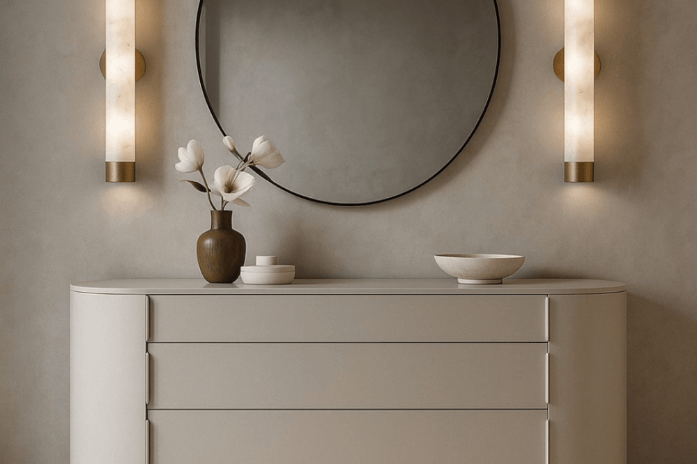 Sims Matte Beige Chest of Drawers by Tommy Franks