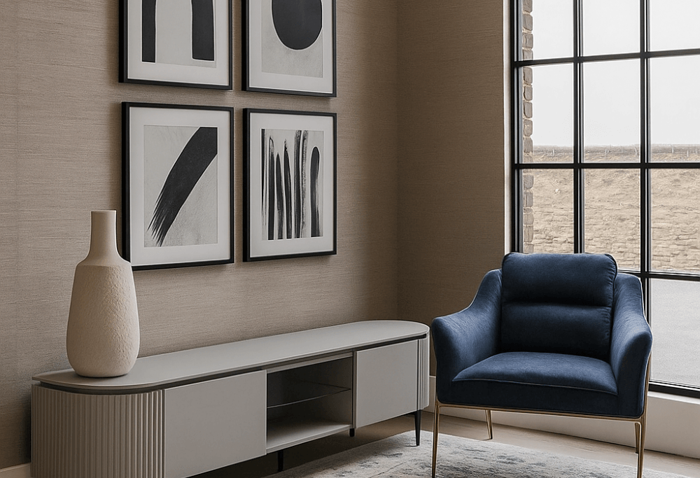 Lantine Beige TV Unit by Tommy Franks