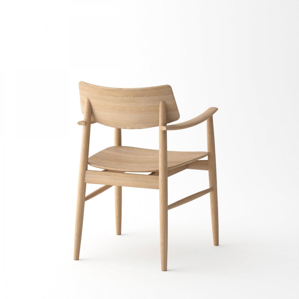 Mono Solid Oak Dining Arm Chair by Tommy Franks
