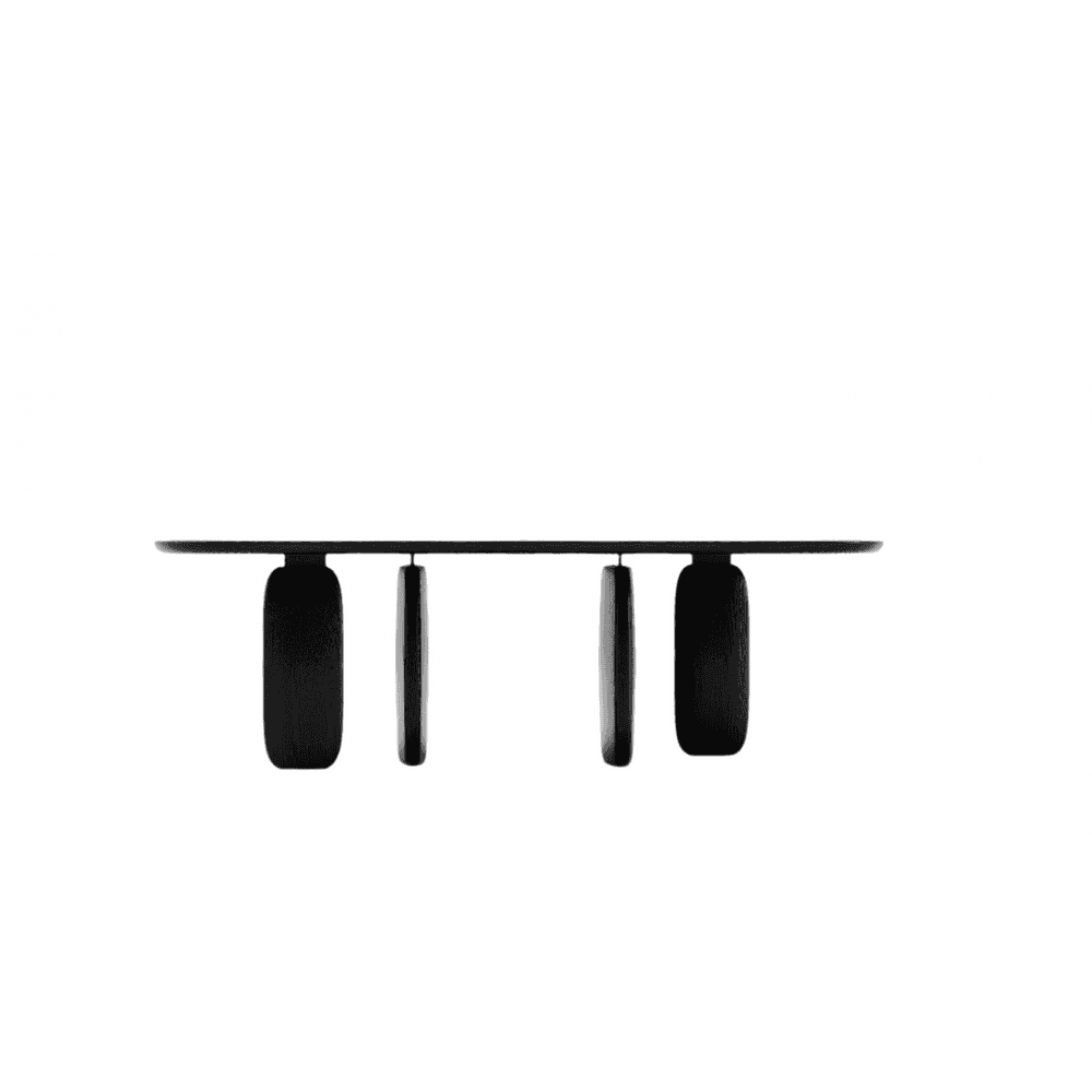 Underline Black Oak Dining Table by Tommy Franks