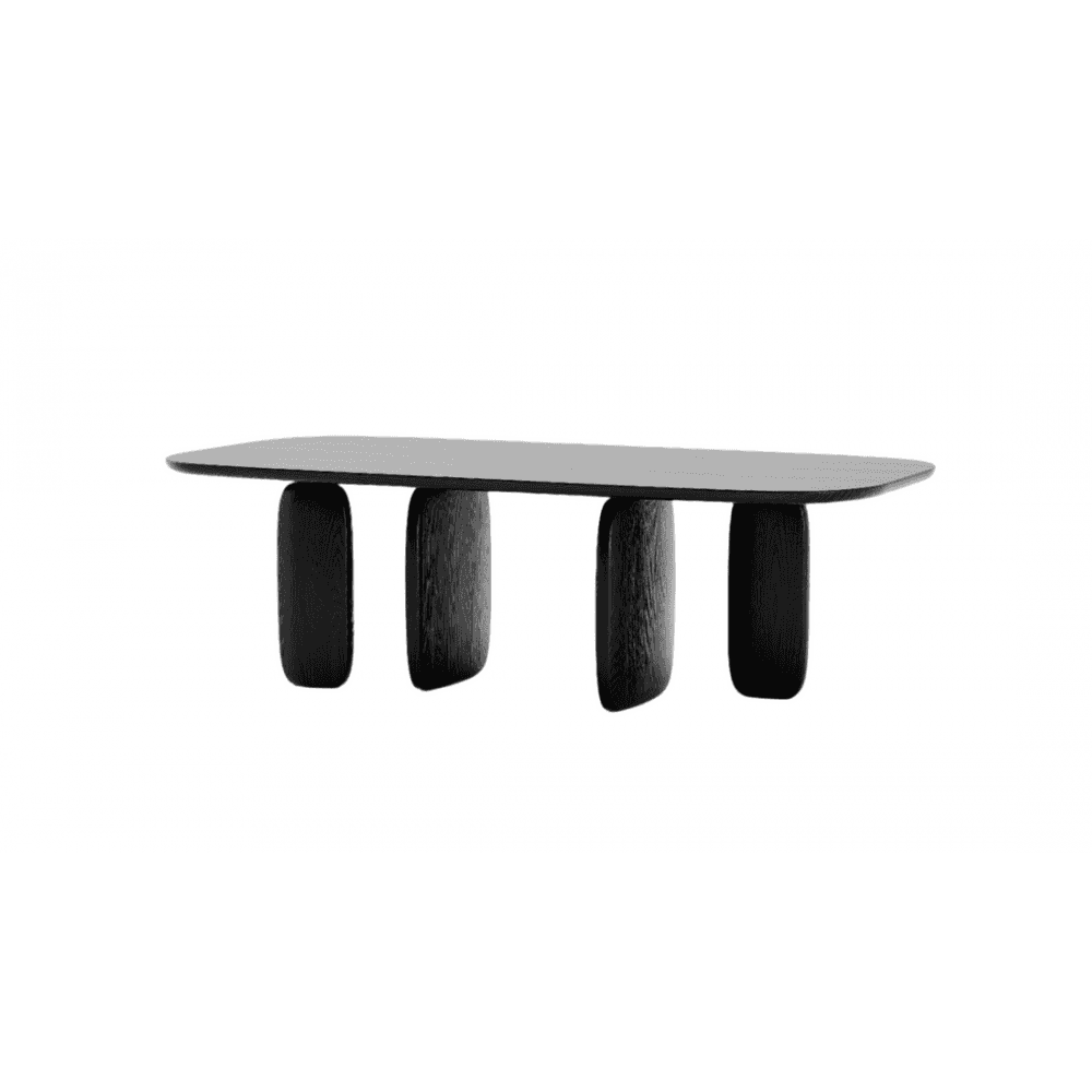 Underline Black Oak Dining Table by Tommy Franks