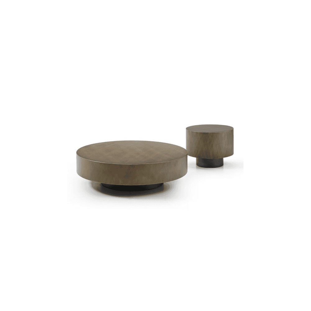 Adair Coffee Table Brushed Bronze by Tommy Franks
