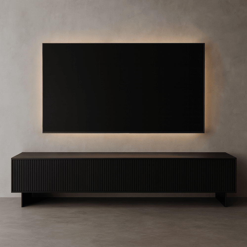 Costine Black TV Unit 240cm by Tommy Franks