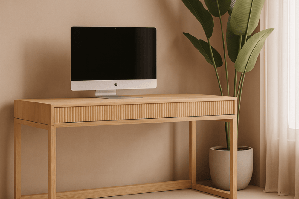 Costine Ash Oak Desk by Tommy Franks