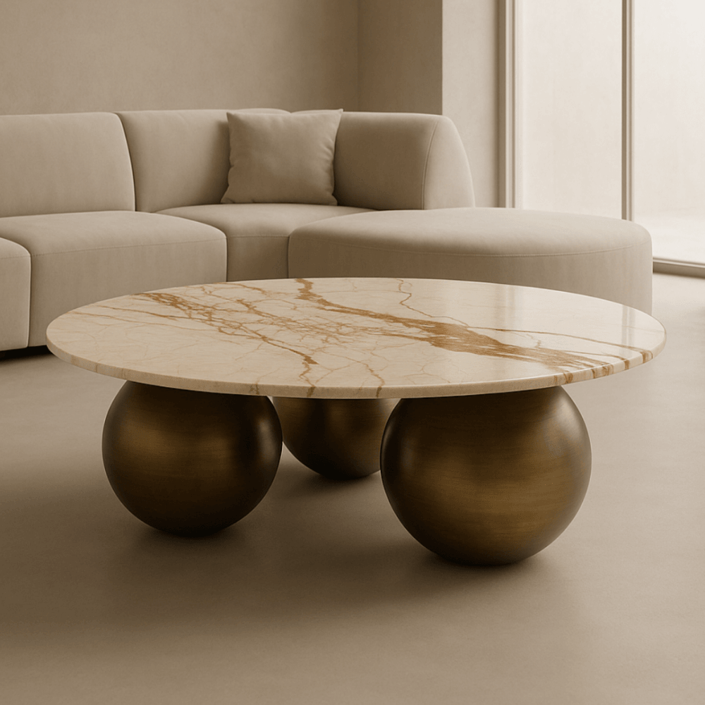 Crescent Coffee Table by Tommy Franks