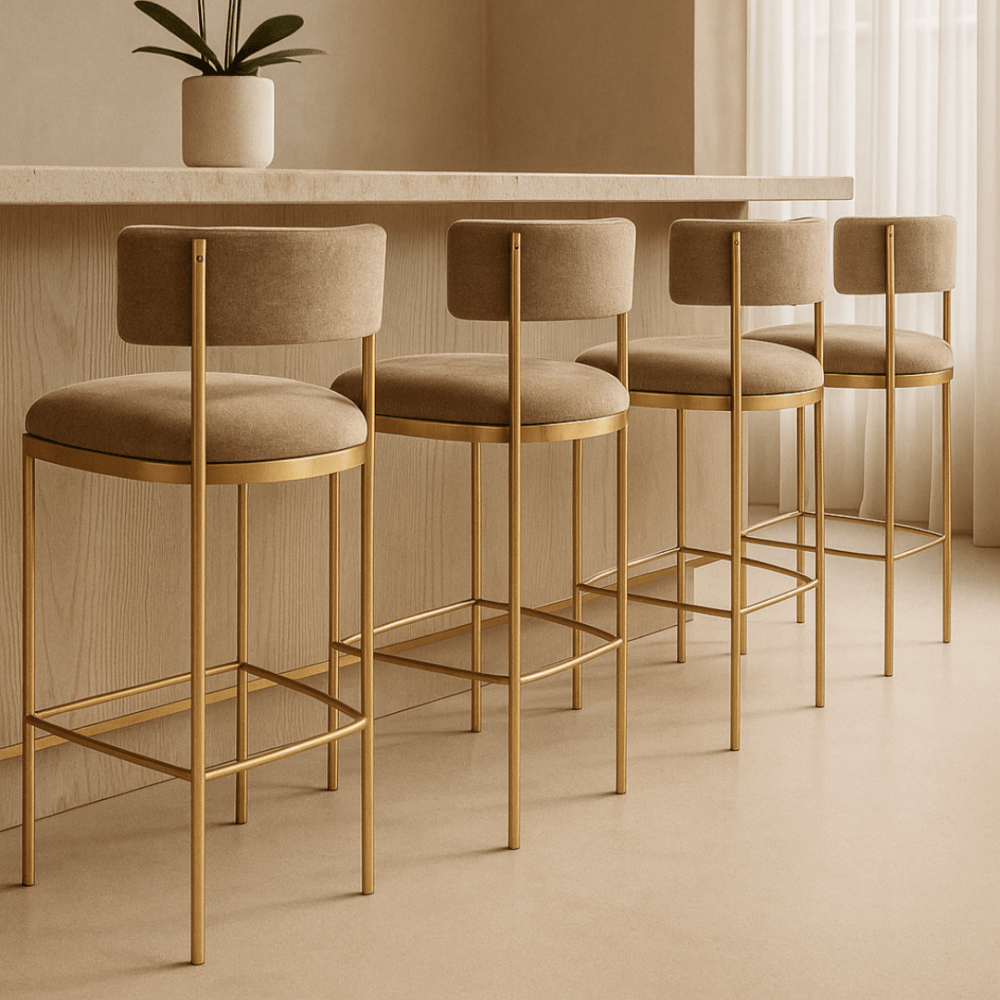 Envie II Olive Counter Bar Stool by Tommy Franks