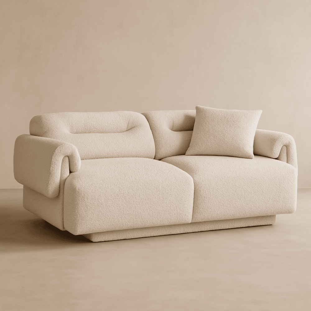 Frankie Polar Bouclé Sofa by Tommy Franks