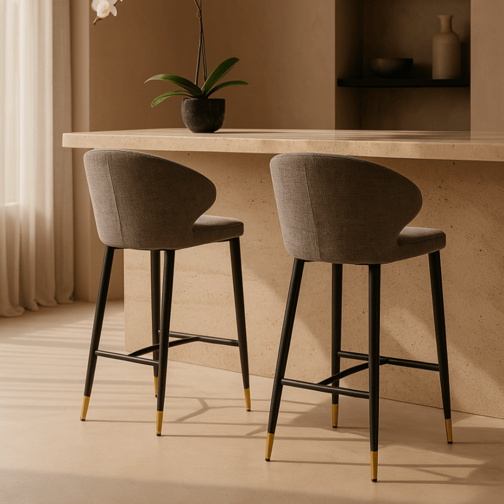 Bellroy Charcoal Bar Stool by Tommy Franks