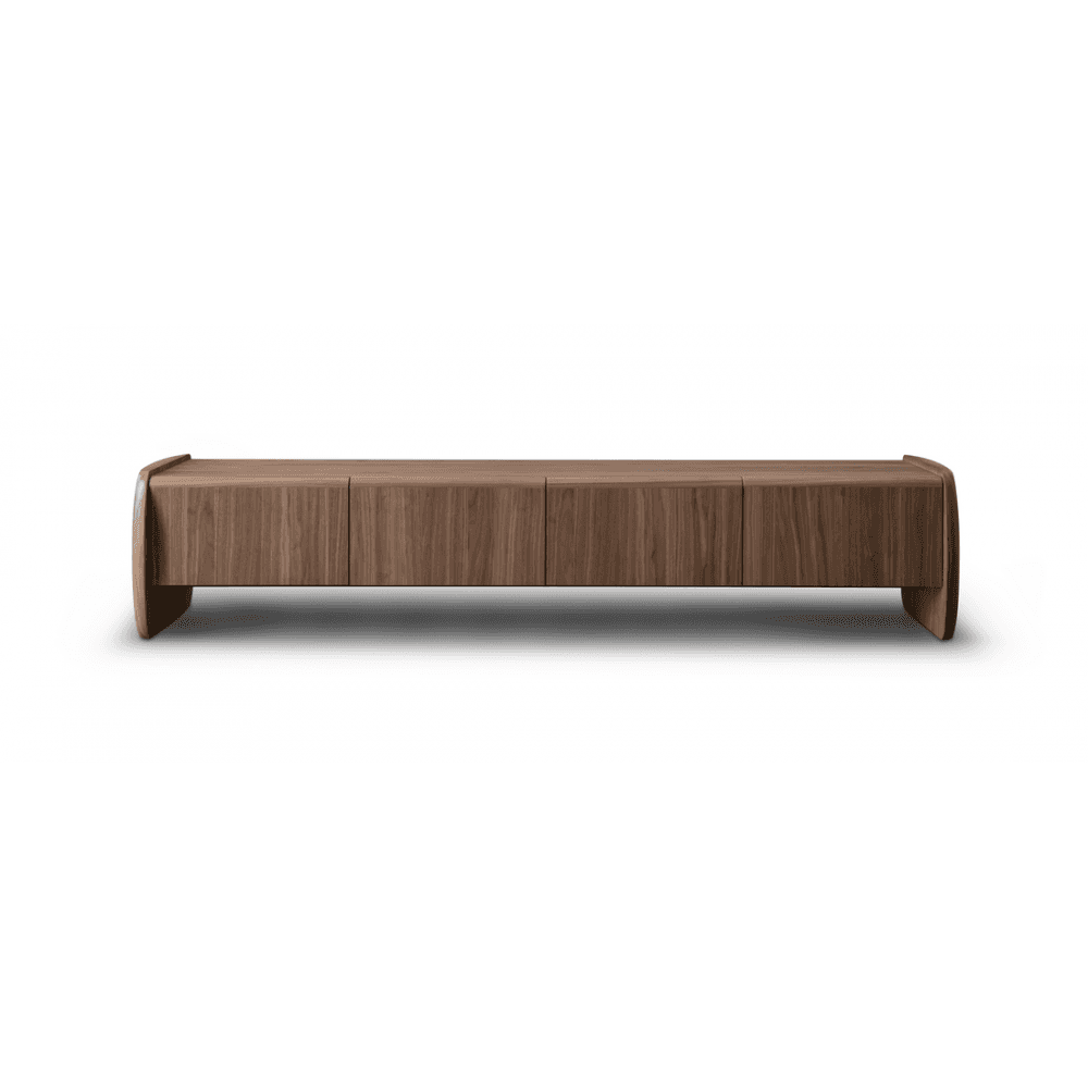 Underline Light Walnut TV Media Unit by Tommy Franks