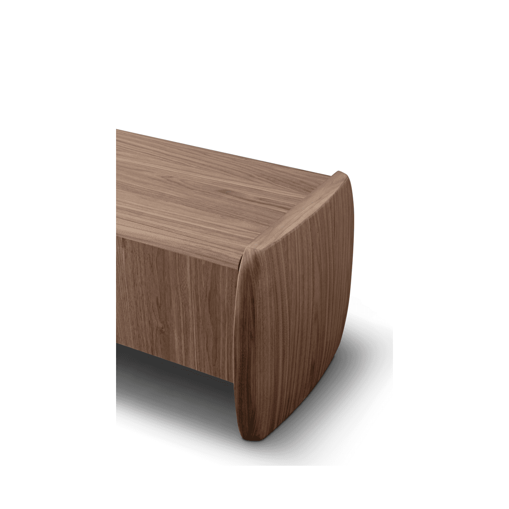 Underline Light Walnut TV Media Unit by Tommy Franks