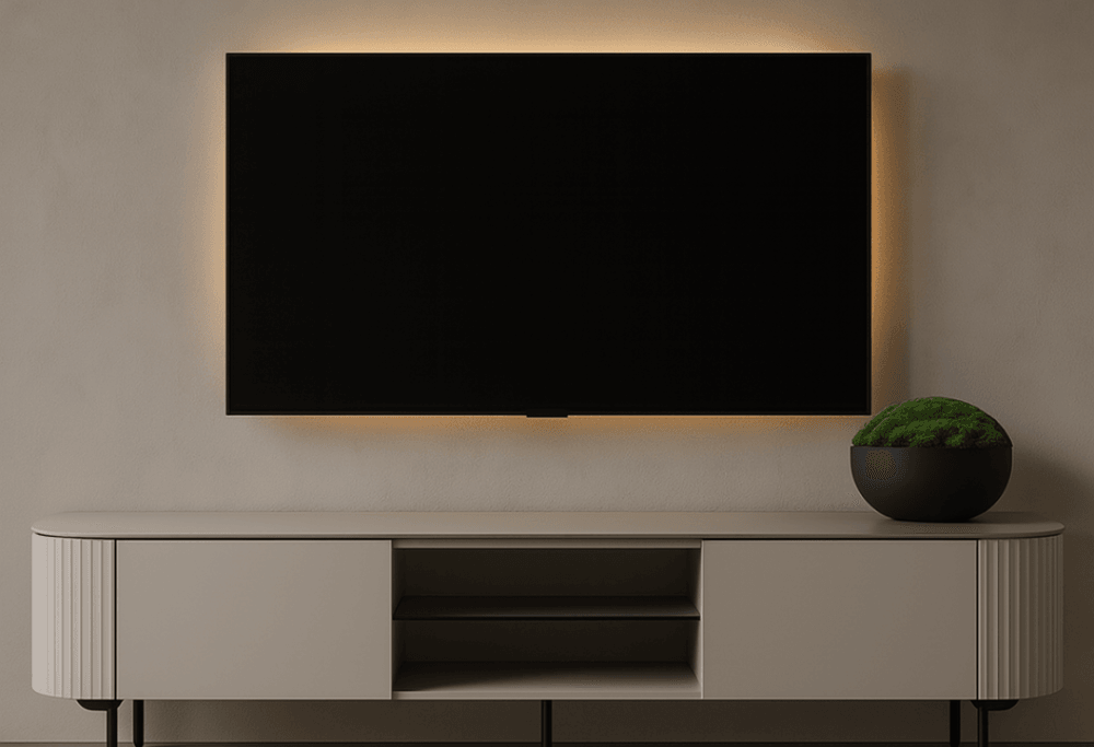 Lantine Matte Light Grey TV Unit by Tommy Franks