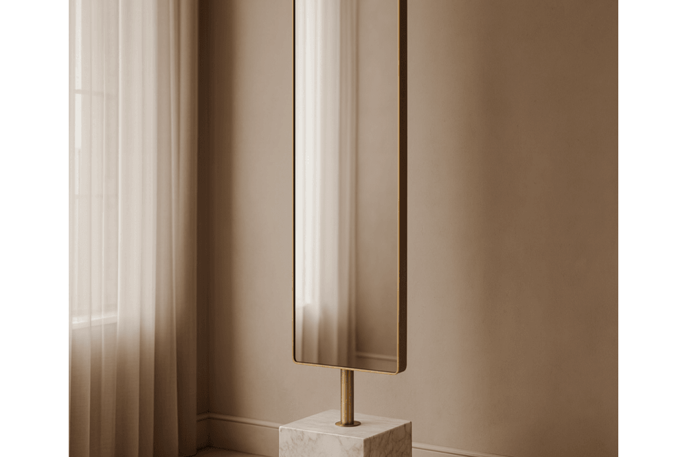 Tetra Free Standing Mirror by Tommy Franks