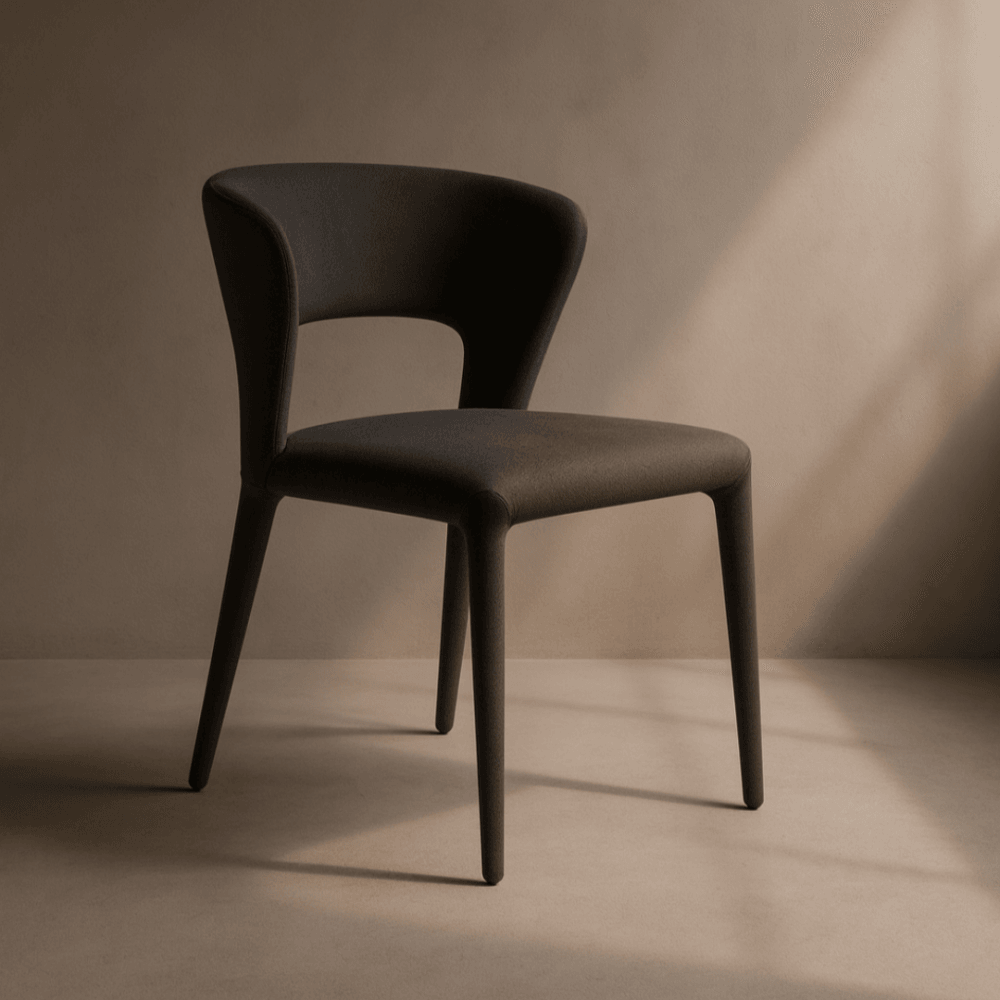 Pari I Luxe Cinder Grey Dining Chair Set of 2 by Tommy Franks