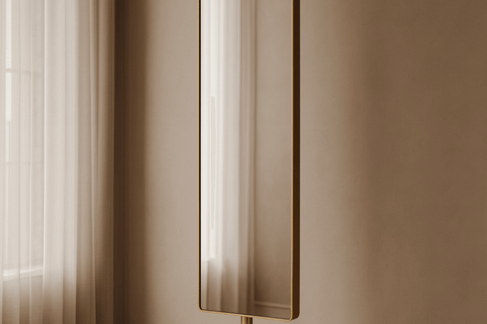Tetra Free Standing Mirror by Tommy Franks