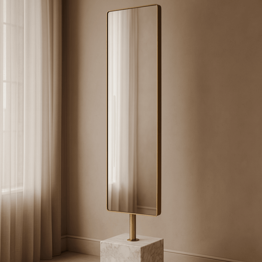 Tetra Free Standing Mirror by Tommy Franks