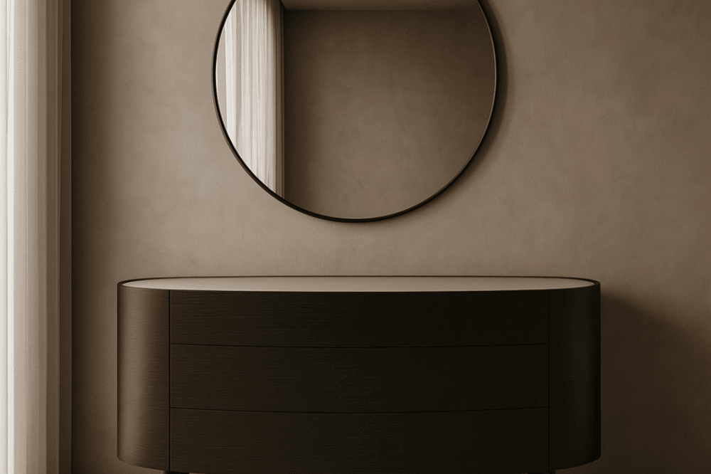 Weston Black Oak Chest of Drawers by Tommy Franks
