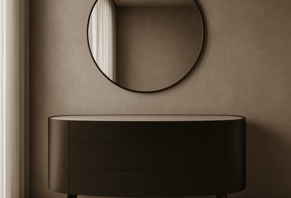 Weston Black Oak Chest of Drawers by Tommy Franks