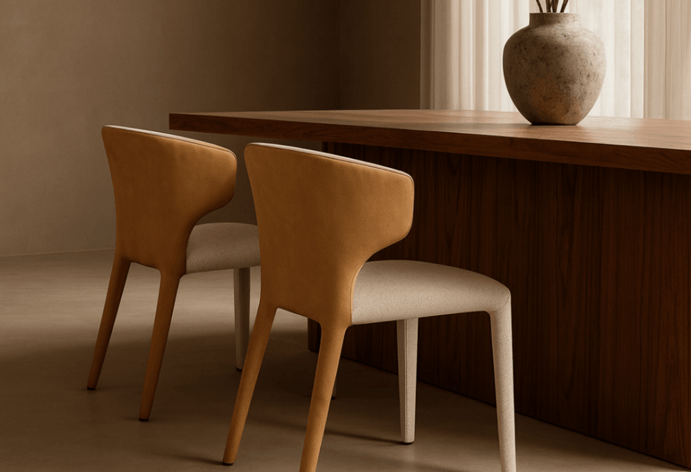 Vela Honey Dining Chair by Tommy Franks