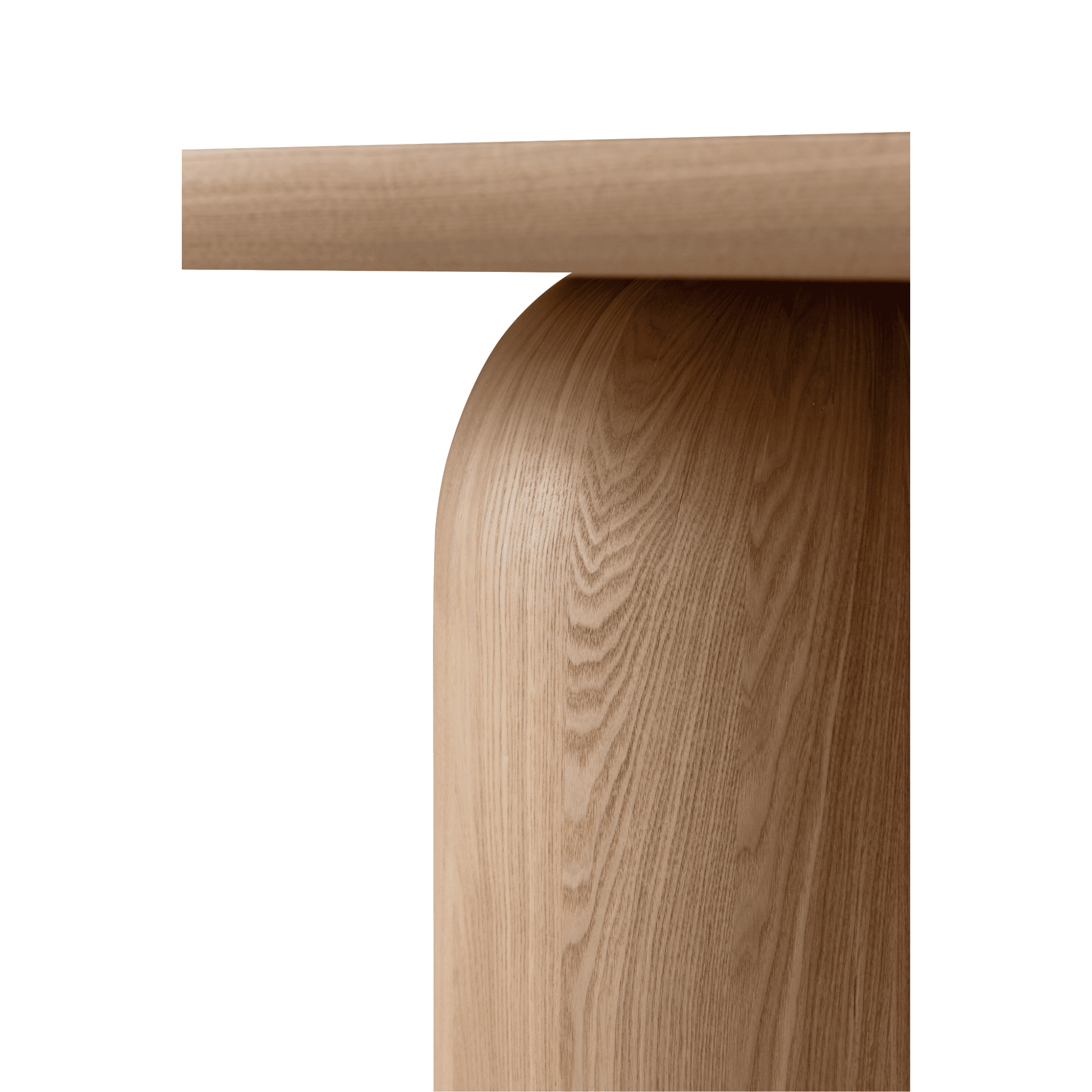 Basilca Ash Oak Wood 240cm Dining Table by Tommy Franks