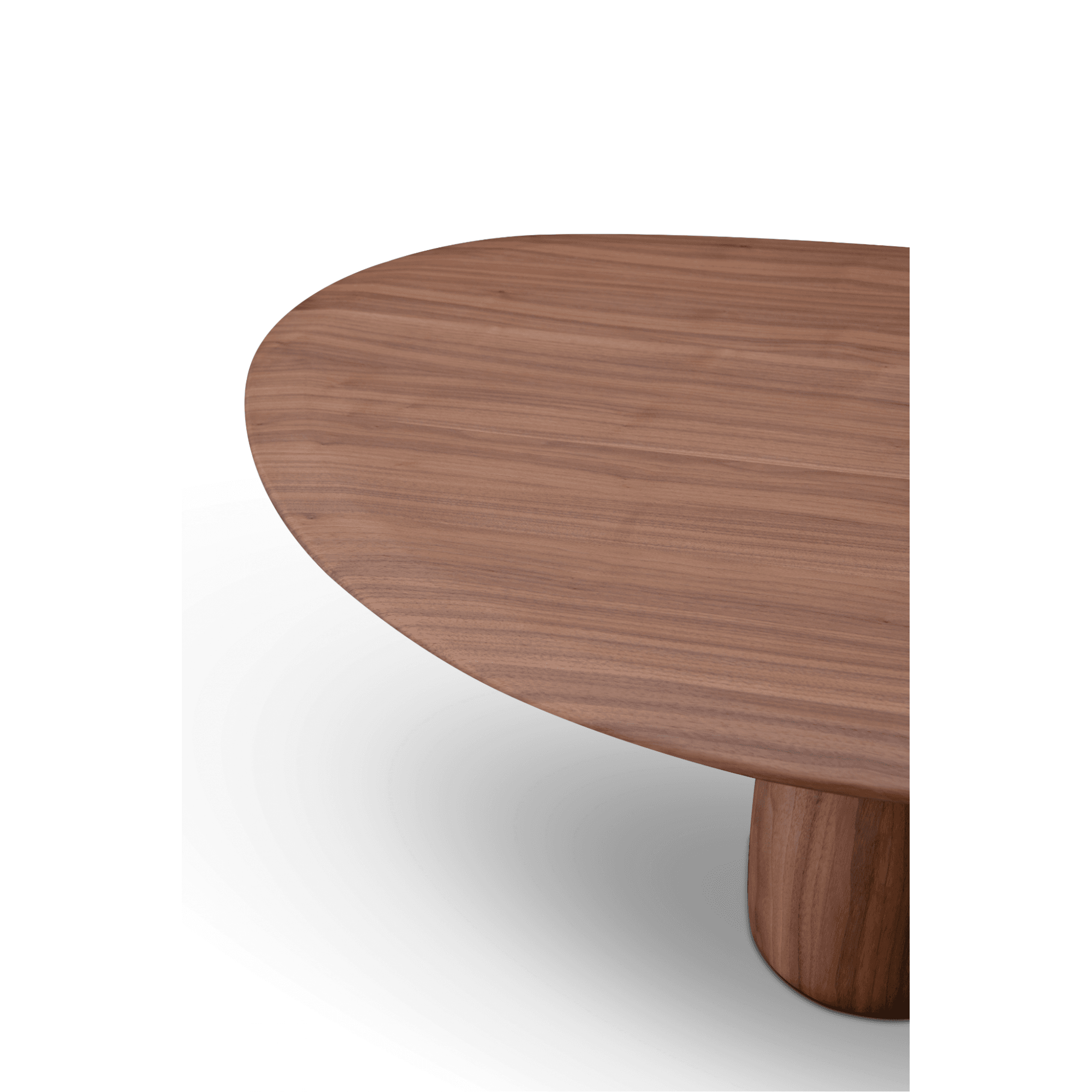 Basilca Walnut Wood Coffee Table by Tommy Franks