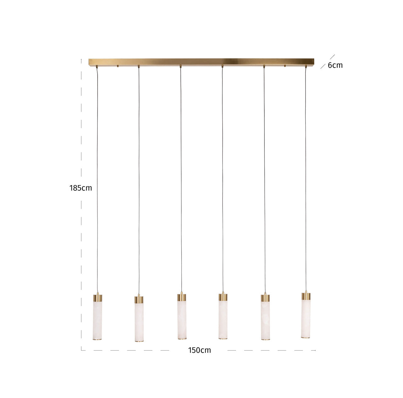 Elaris White Dining Light by Richmond Interiors