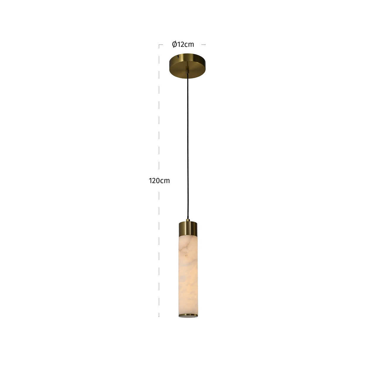 Auralith White Single Pendant Light by Richmond Interiors